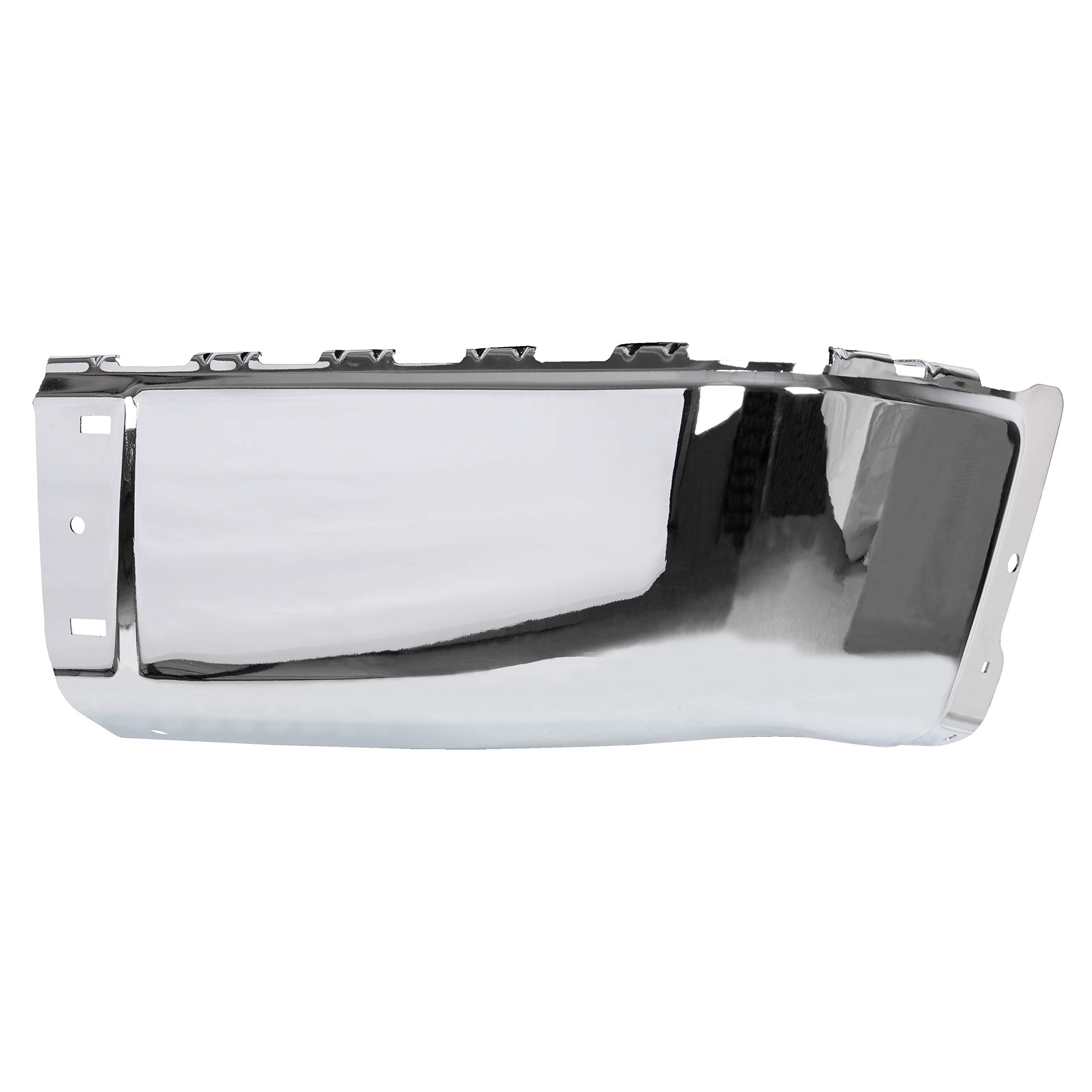 Silverado 1500 OEM Style Steel Rear Bumper; Pre-Drilled for Backup Sensors; Chrome (07-13 Silverado 1500