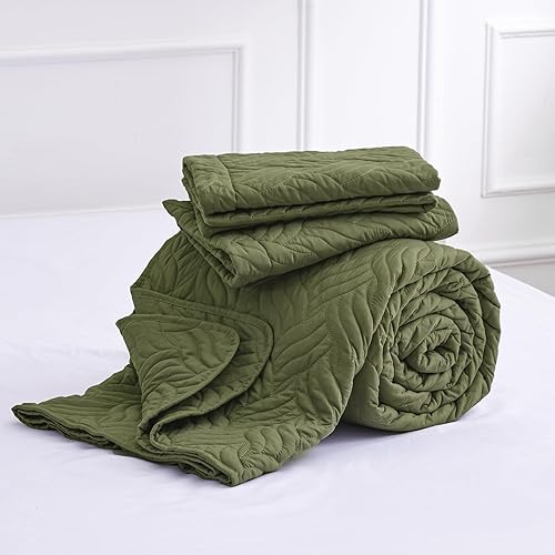 Vista 136 de Love's cabin Colchas para cama Queen de color blanco, colcha suave de verano, colcha de microfibra ligera, colcha de estilo moderno