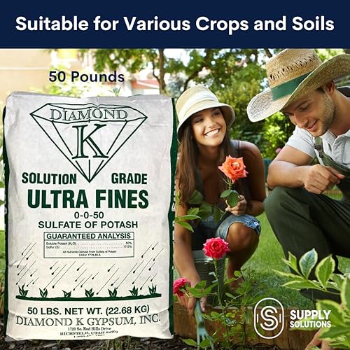 Miniatura 6 de Sulfato de potasa 0-0-50 Fertilizante para plantas, fertilizante de potasio para plantas de interior, alimentos, exteriores, flores, jardines,