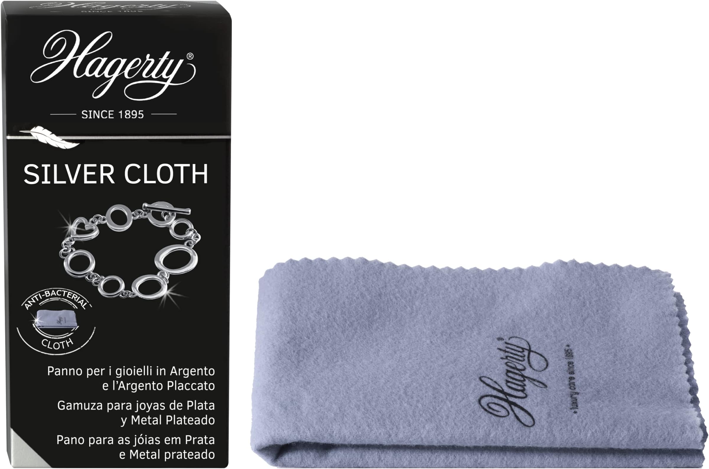 Hagerty Silver Cloth - clean and care for your premium silver goods