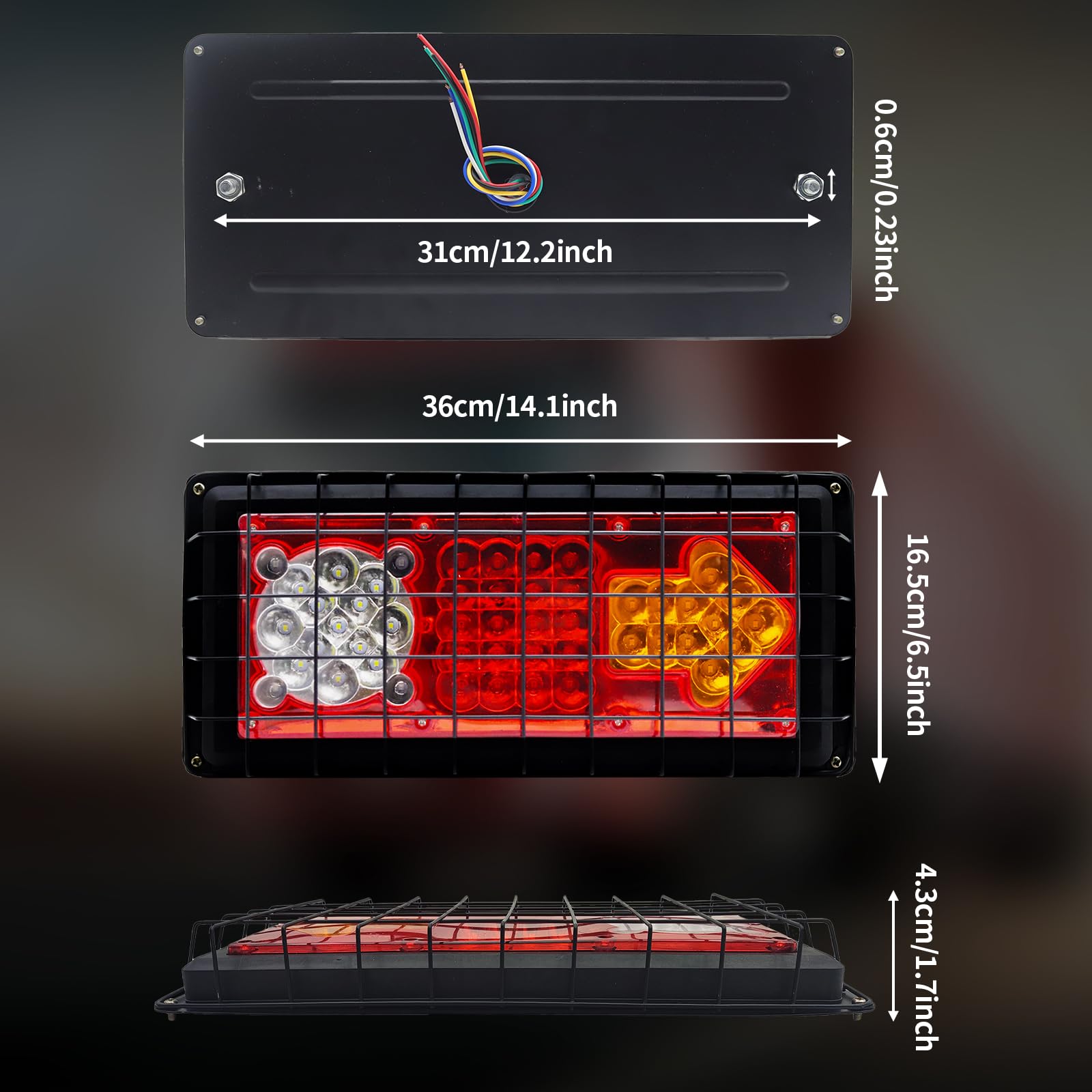 Luci Posteriori per Camion (Arrow Round 12V)