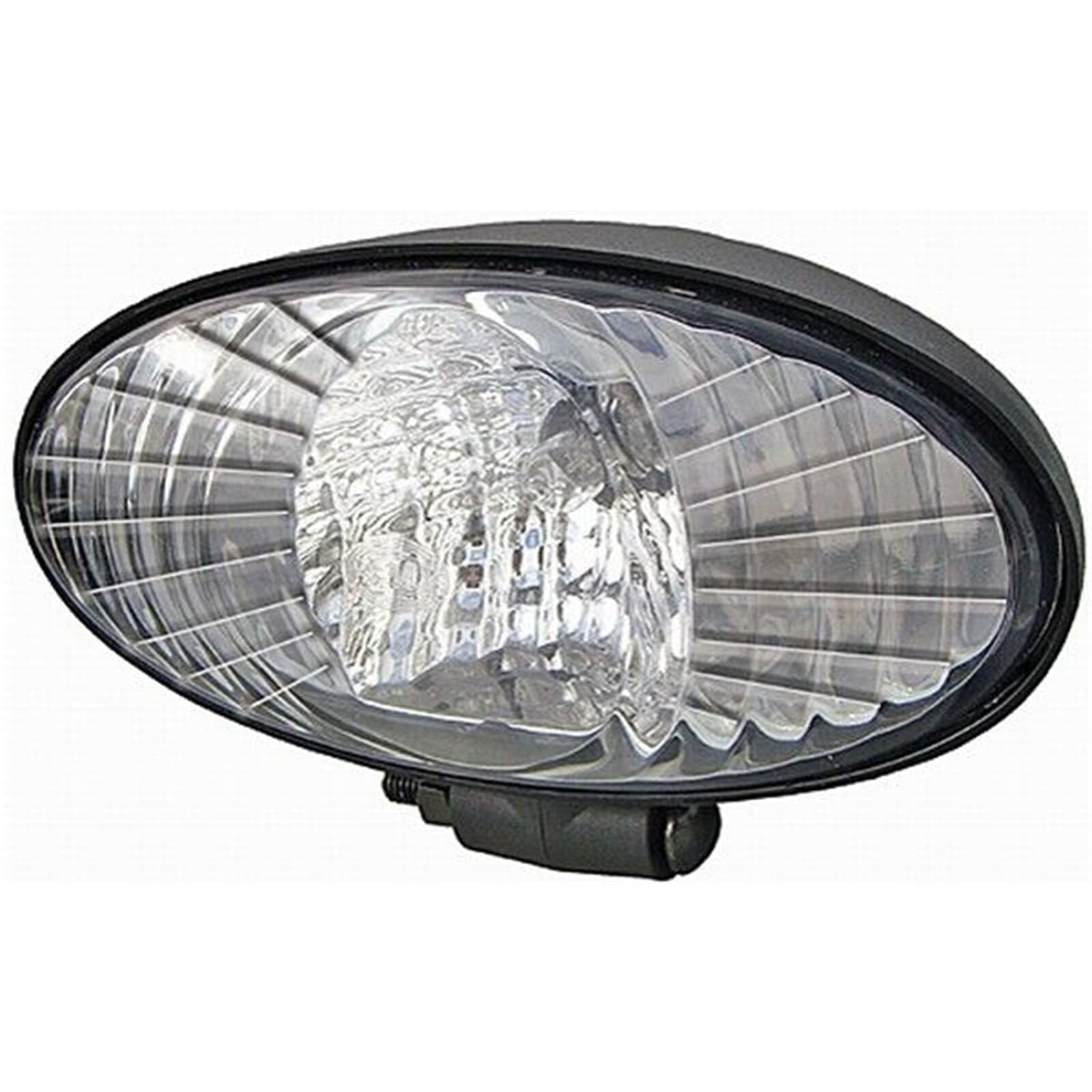 HELLA Halogen Oświetlenie pomocnicze - Oval 90 - 12V - Oprawa/przykręcany - stojący/Wychylny pałąk montażowy - Oświetlenie najbliższego otoczenia - 1GB 996 186-051