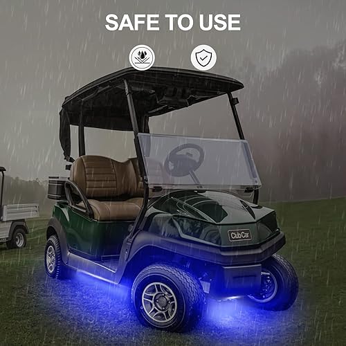 Miniatura 6 de Kit de tira de luz LED de 12 piezas expandibles, iluminación de neón brillante con control remoto inalámbrico, sonido activo, resistente al agua,