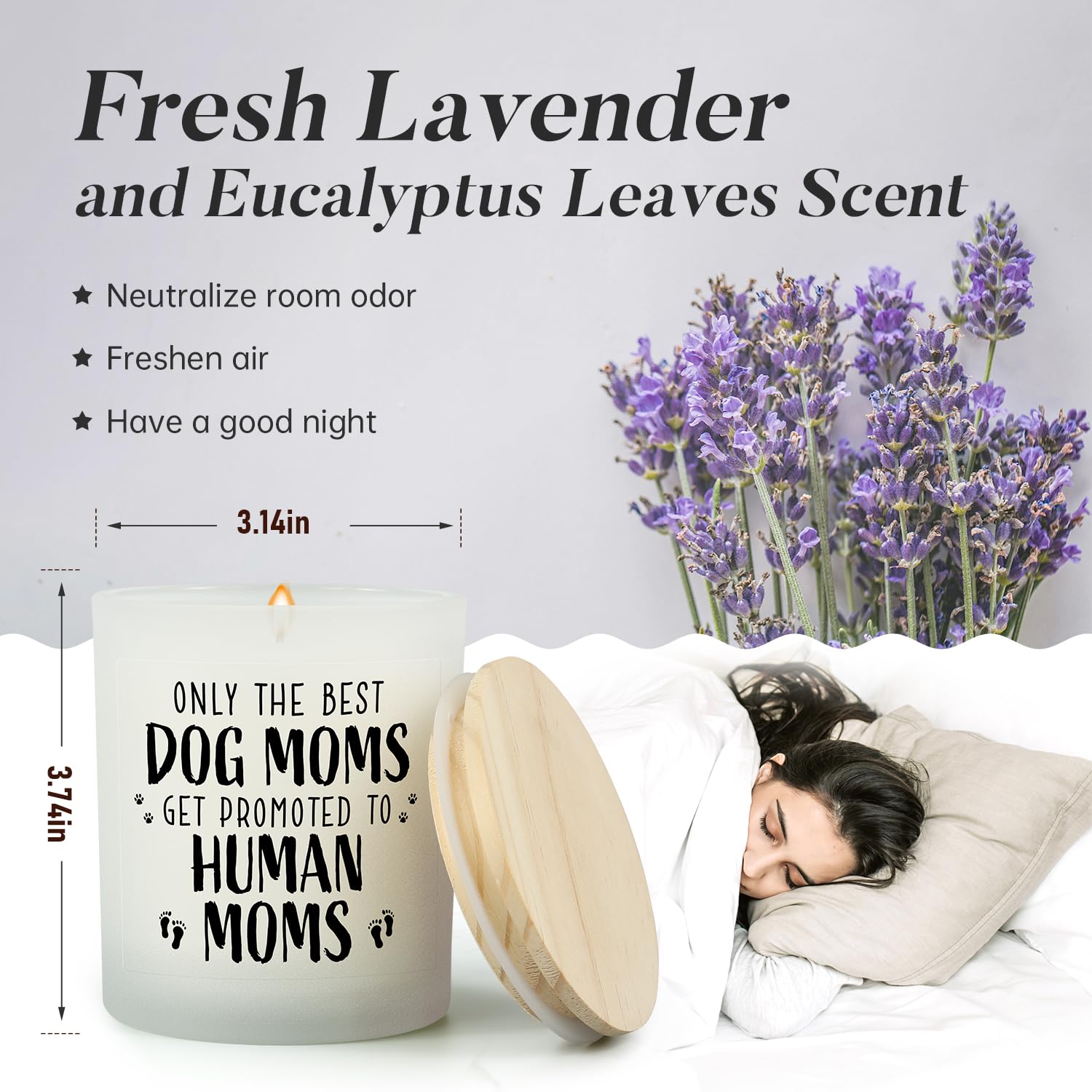 Mum To Be Gifts For Pregnant Women, Mummy To Be Gift For First Time Mother, Baby Shower Gifts, Pregnancy Gift For First Time Mummy, 7 Oz Soy Wax Lavender Scented Candle - View #8