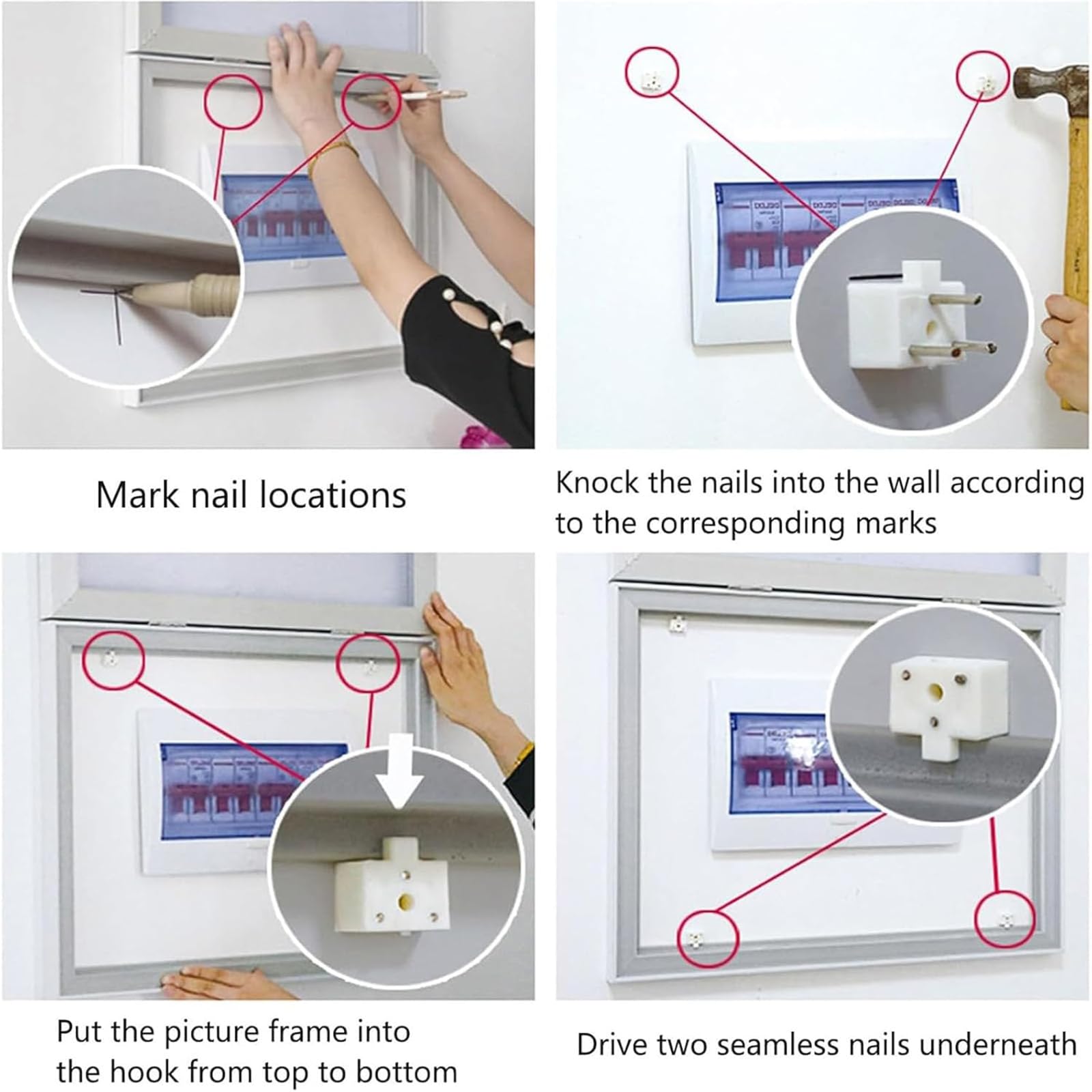 Genérico Pintura Decorativa para Cajas De Distribución Eléctrica, Fabricada En Material PS para Mayor Seguridad, 40x30 Cm, Tapa para Caja De Cableado Oculto (Eight 50 * 40 cm)