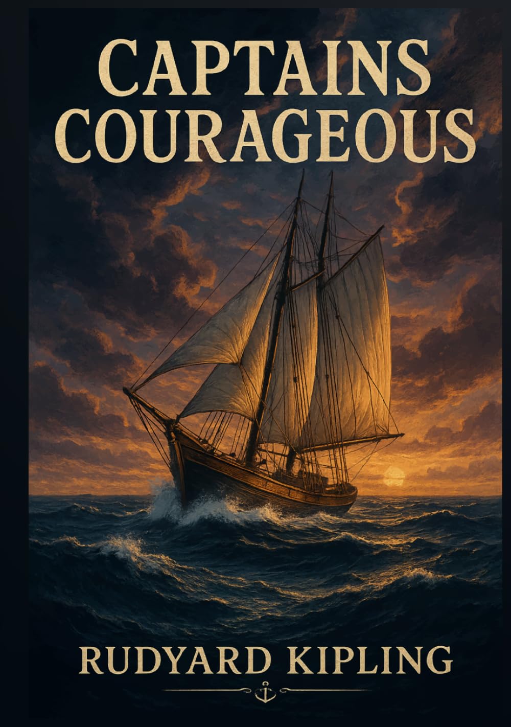 Captains Courageous: Classic Illustrated Book by Rudyard Kipling