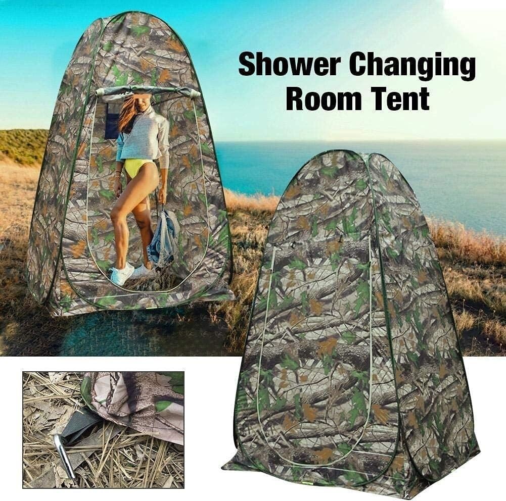 Strand Umkleidezelt Privatsphäre Toilettenzelt Automatisches Pop-up-Sichtschutzzelt, leichtes, Robustes, tragbares Außenduschen-Camping-WC-Camping- und Strand-Umkleidezelt
