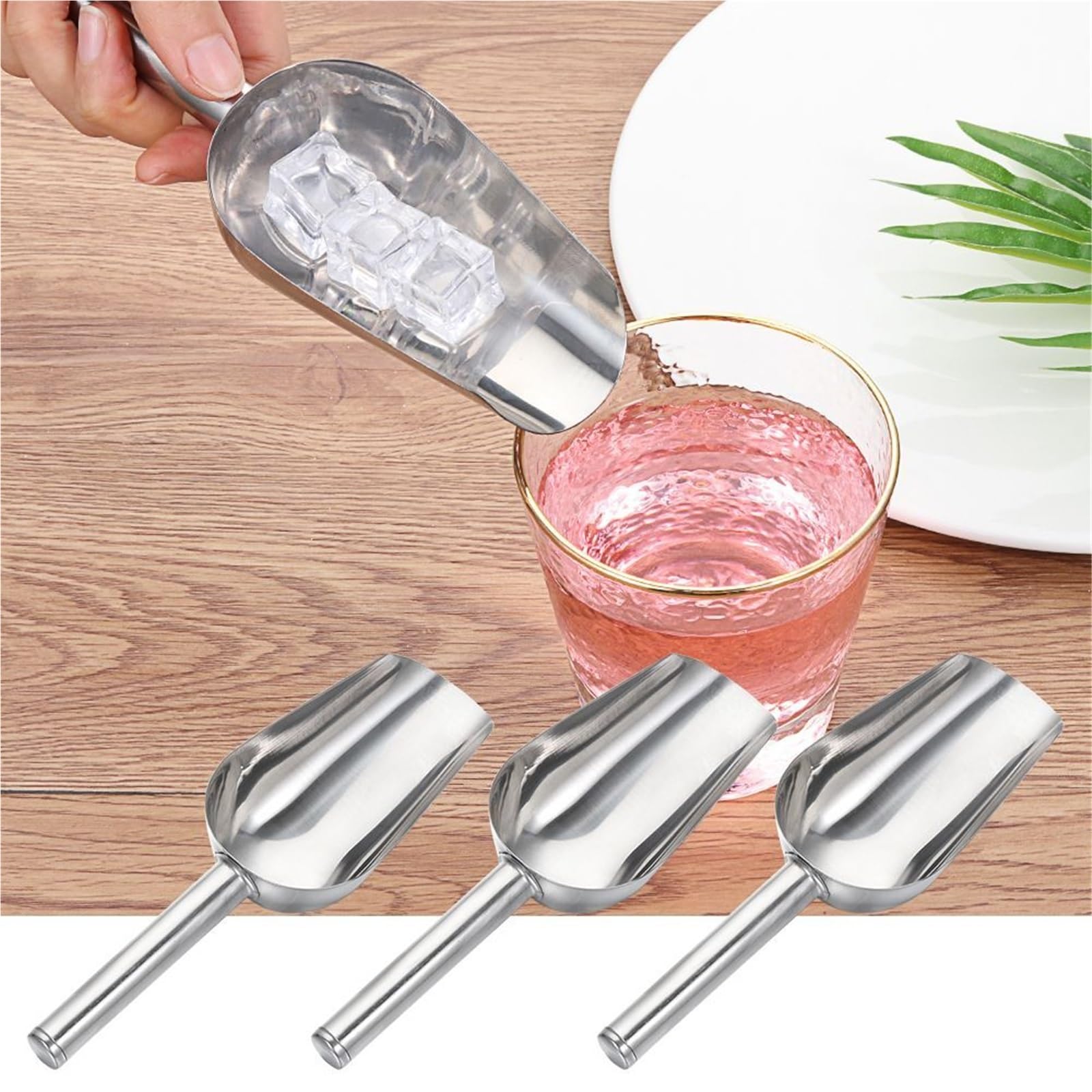 Pala de hielo acero inoxidable multifunción 6 piezas Para Bar