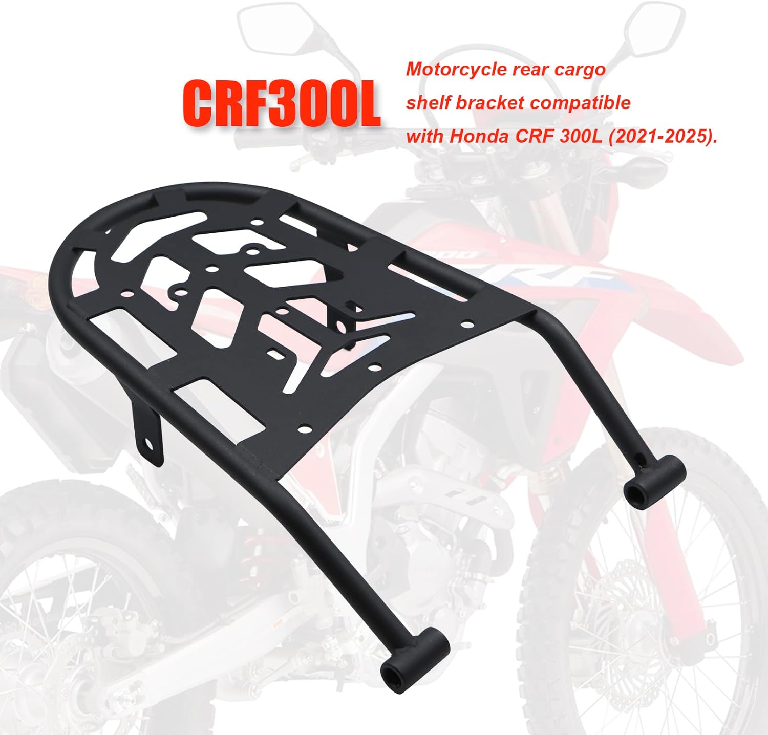 CRF300L (2021-Present) Motorcycle Luggage Rack CRF 300L CRF Rally 2021 2022 2023 2024 2025