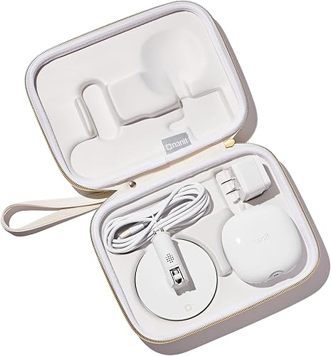 Miniatura 2 de Nanit Estuche de viaje  Funda protectora de transporte rígida para monitor de bebé Nanit Pro y accesorio de viaje multisoporte, mármol