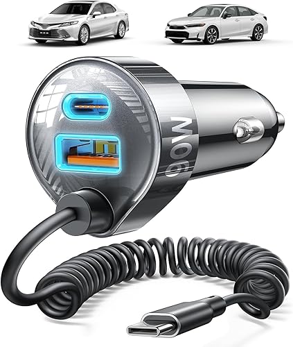 Miniatura 10 de LISEN Cargador de coche USB C de 90 W para iPhone 17 16 15 Pro Max, carga rápida, súper rápida para iPhone 15, 16, 17 Pro, adaptador tipo C para
