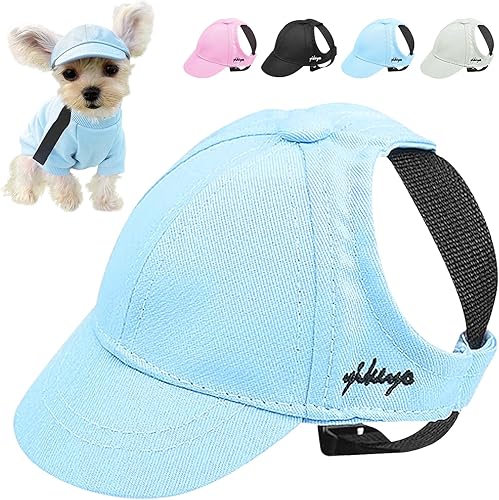 Gorra de béisbol para perros, sombreros para mascotas para perros al aire libre, sombreros ajustables para perros, sombreros deportivos de viaje de