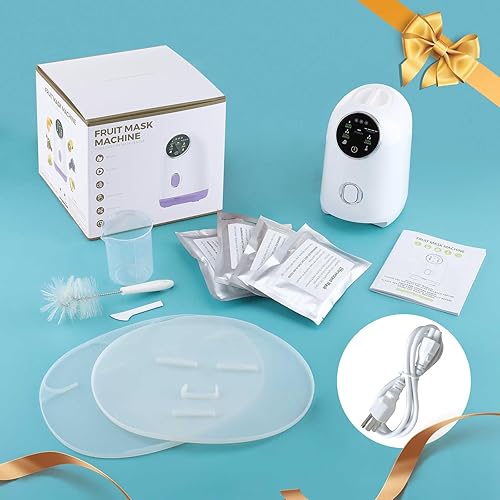 Miniatura 8 de AFDEAL Máquina de mascarillas faciales, fabricante de mascarillas faciales para colágeno, frutas y verduras, máquina automática para el hogar,