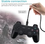 5.9FT PS3 Controller Charger Cable Compatible with PlayStation 3 Controller, Mini USB Data Charging Cord for PlayStation 3/ PS3 Slim/PS Move Controllers, TI84 Plus CE, Camera, MP3 Player