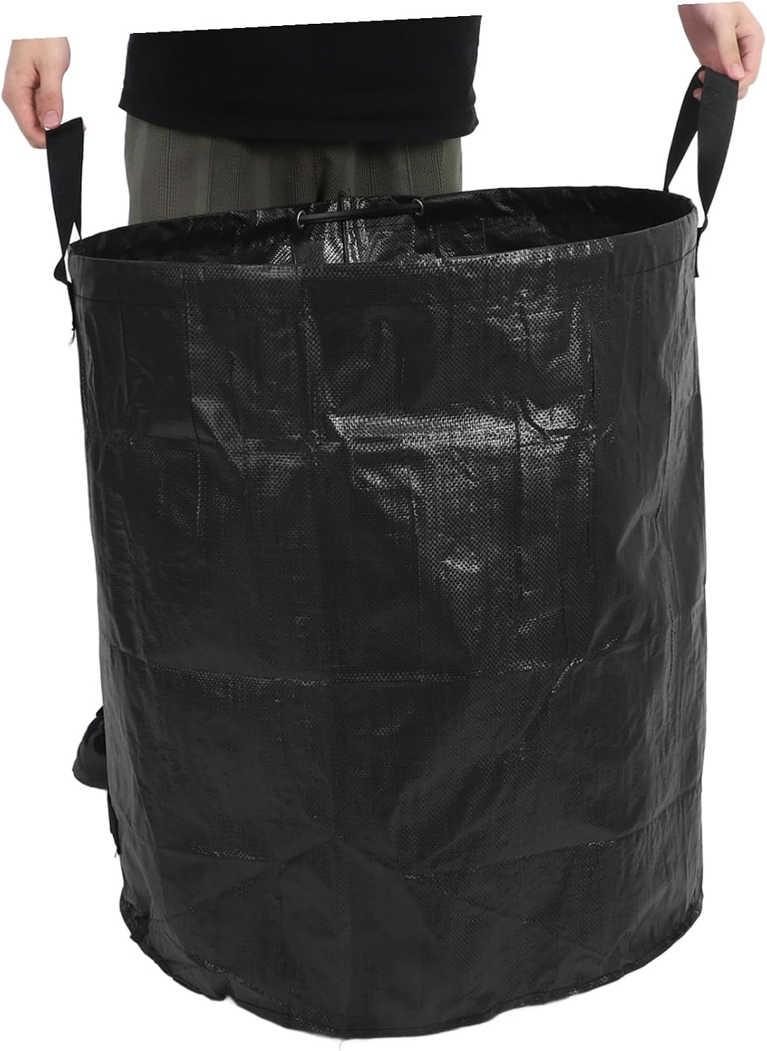 2pcs Heavy Duty Reusable Leaf Bag Large Garden Waste Collector for Lawn Leaves and Twigs Tear-resistant for Outdoor Cleanup