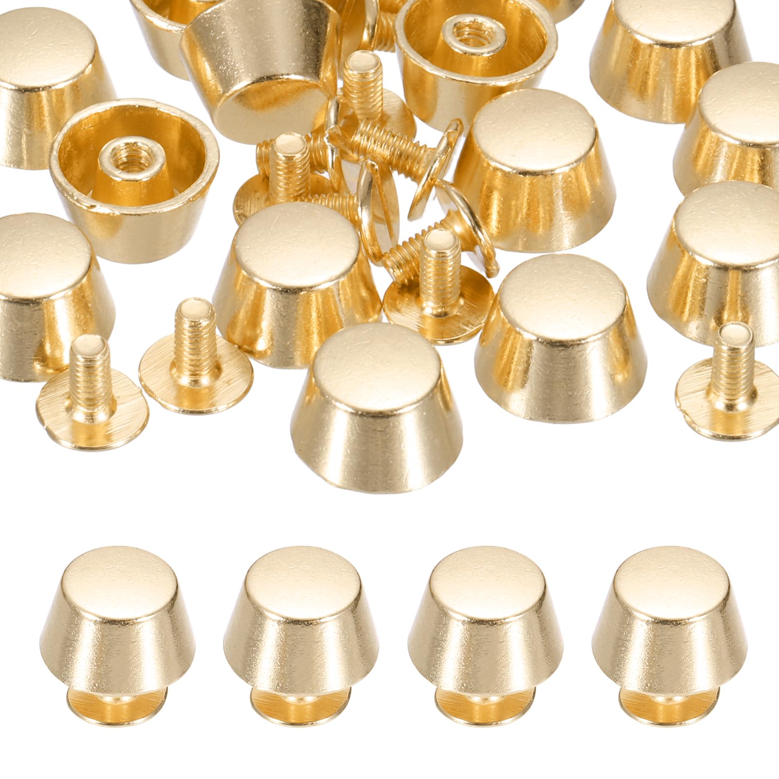 PATIKIL 12mm Screw Back Rivets Stud