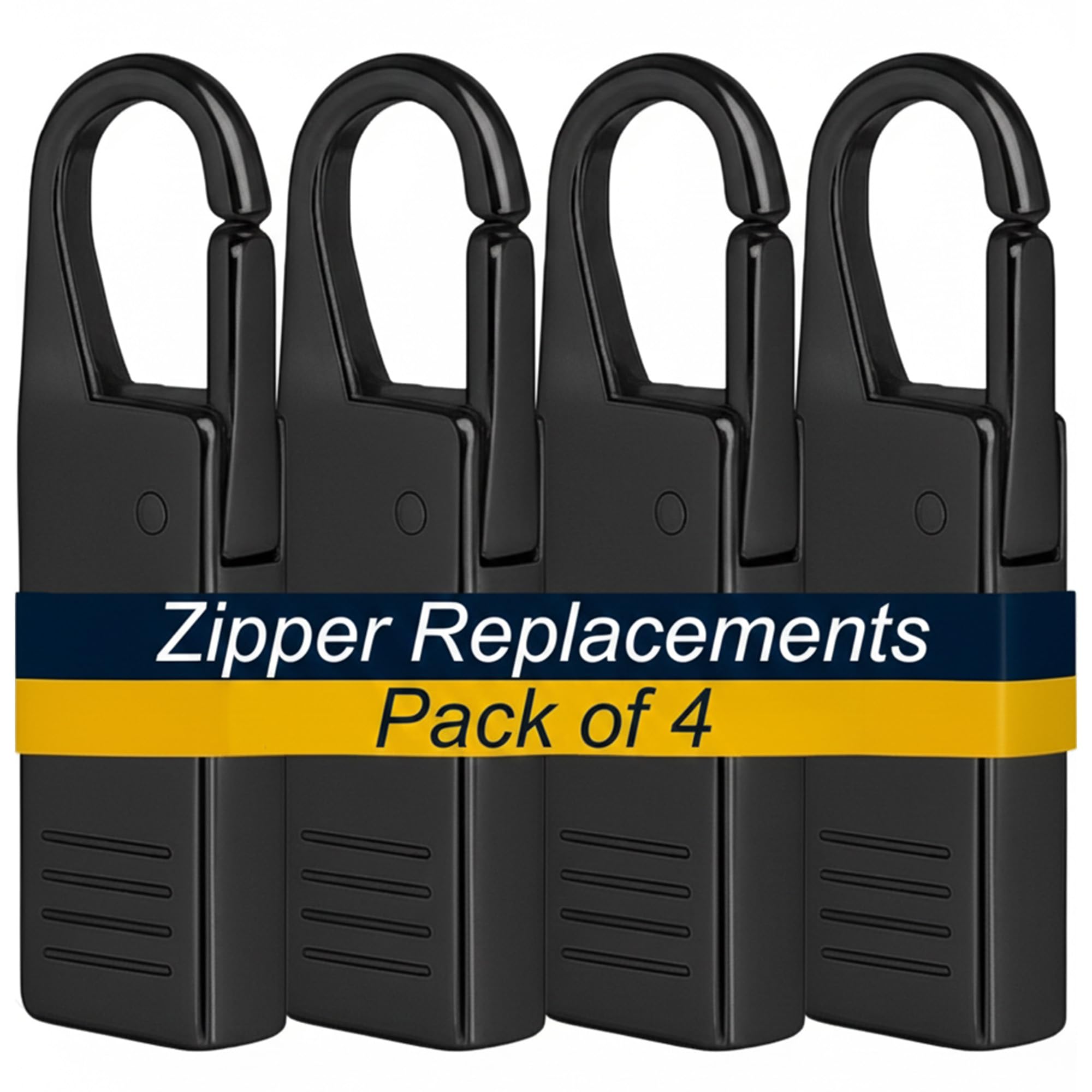 確認　16cm zipper Amazon.com: Zipper Pull Replacement. 4X Zips Black Heavy Duty
