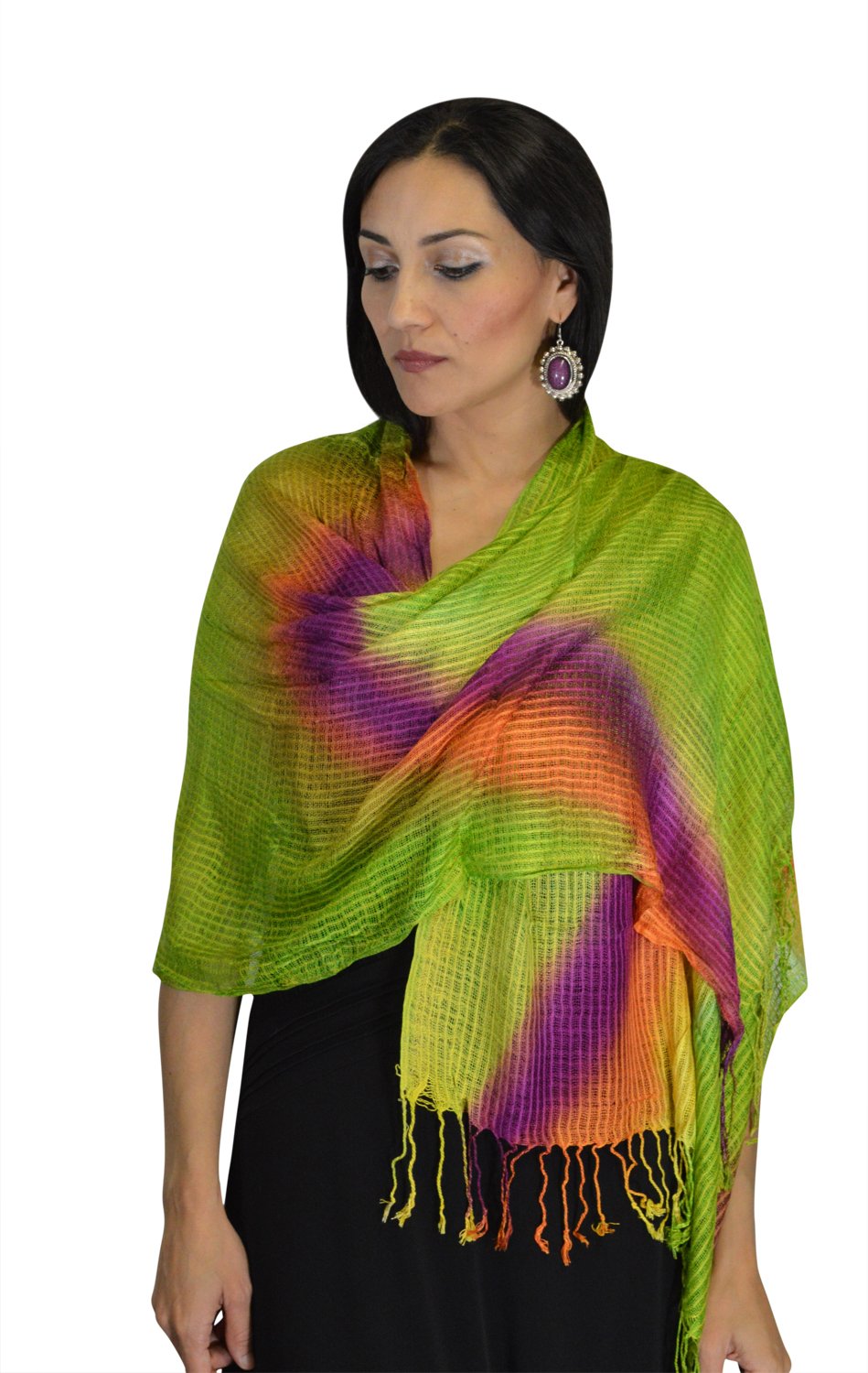 Kit tricot écharpe chevrons - Mohair en Touraine