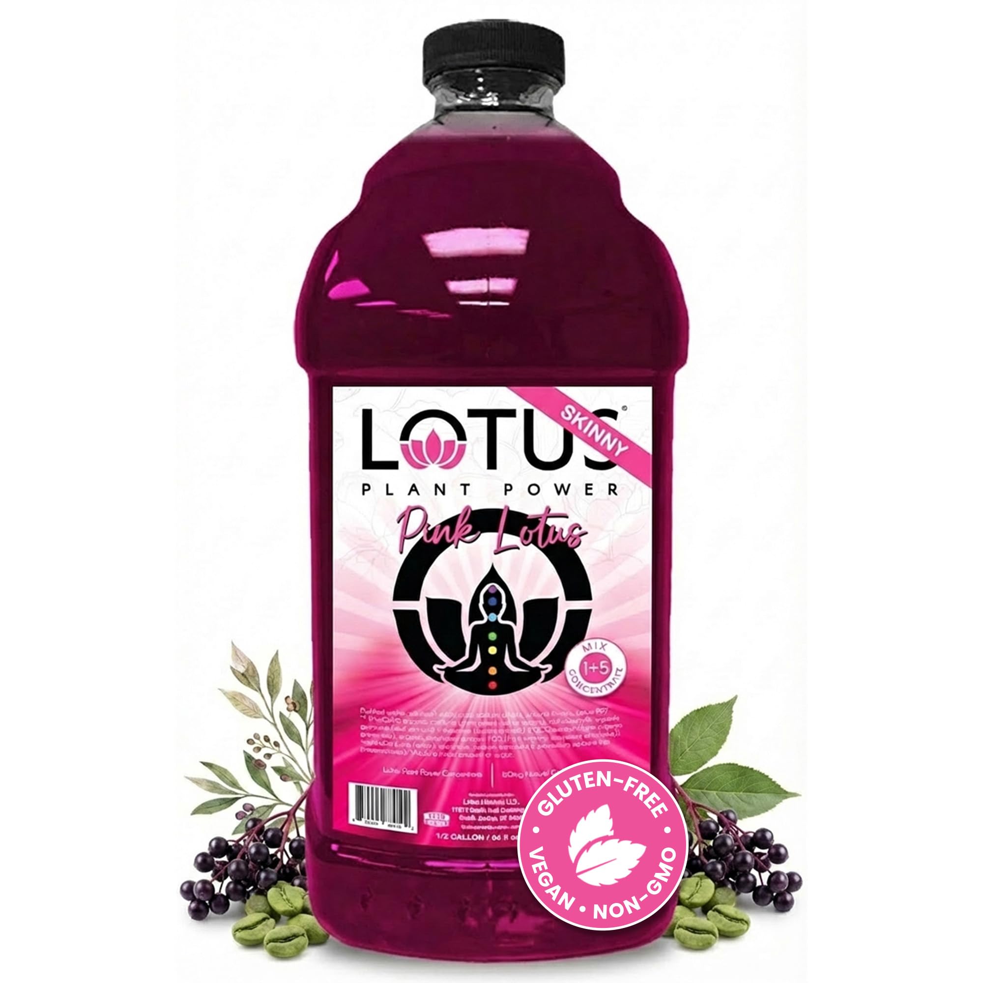 Skinny Pink Lotus Plant Power Zero Sugar