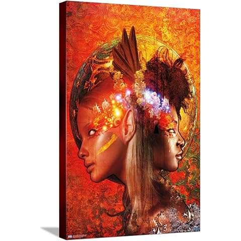 Trends International Jena DellaGrottaglia: Cosmic Zodiac - Gemini Wall Poster, 14.72