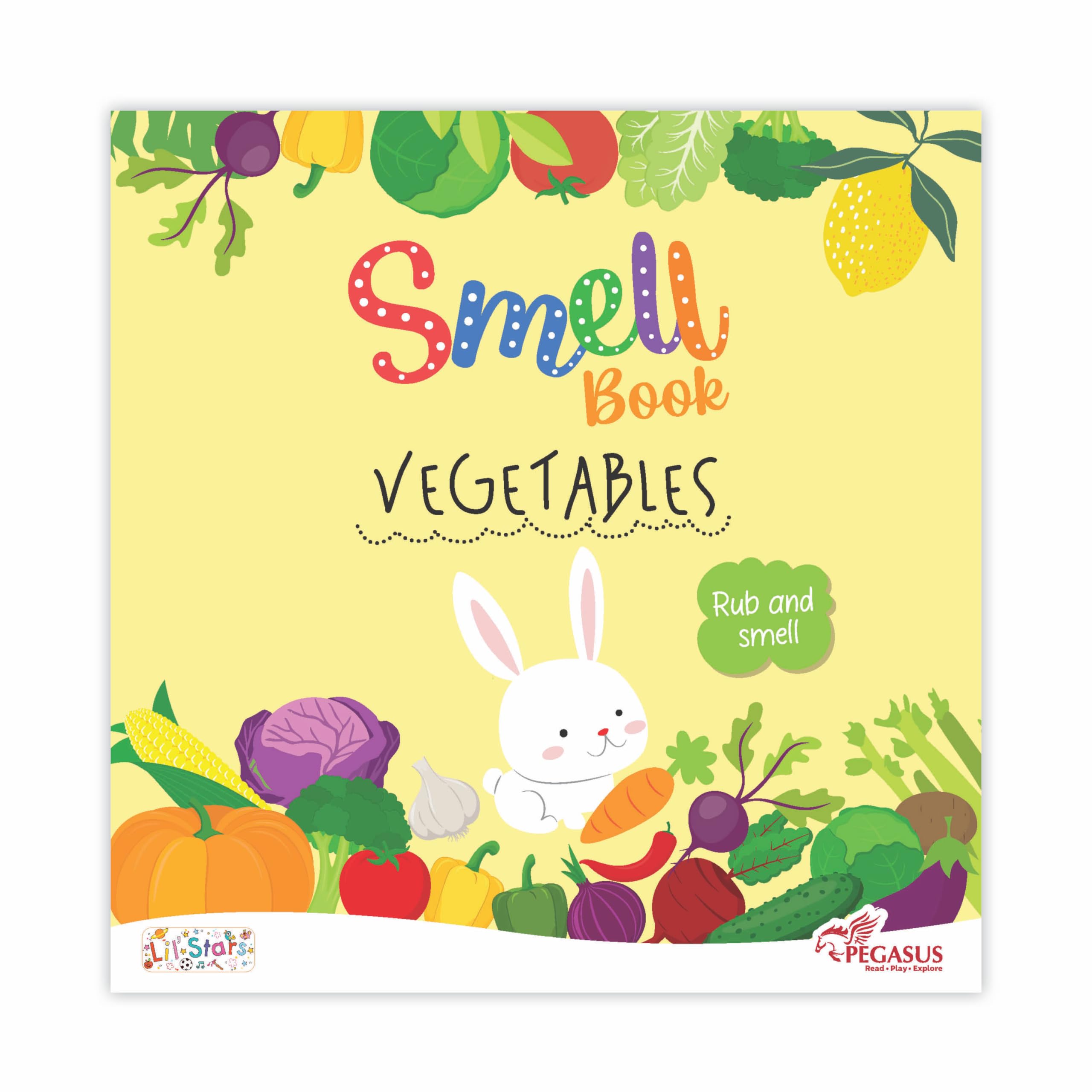 Rub and Smell Board Book – Vegetables | For 2+ Yrs