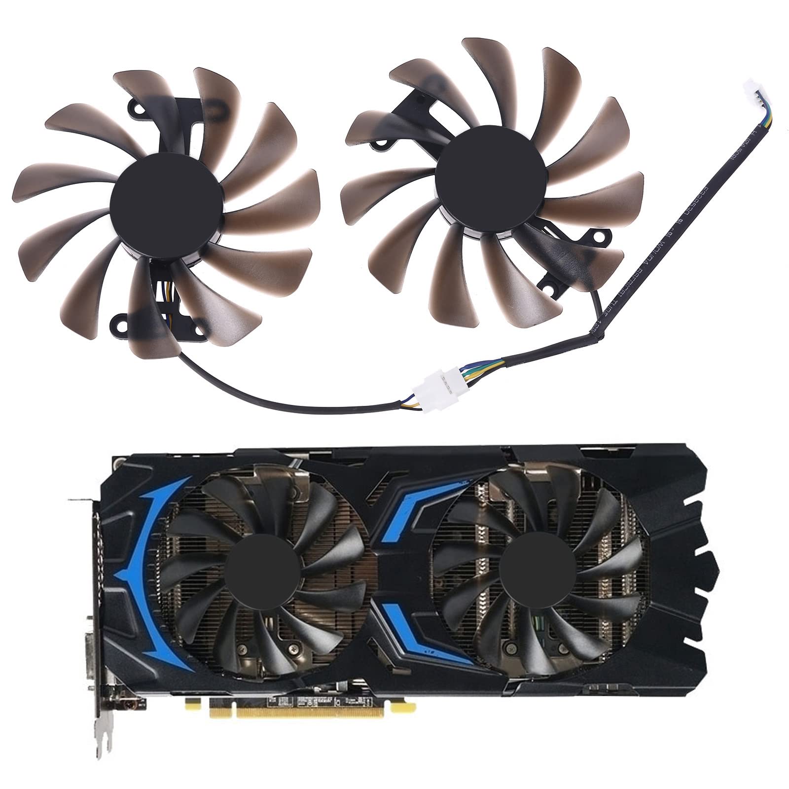 Amazon.co.jp: TAIYANBEST 95MM GTX1070 1070Ti GPU VGAファン GTX1080