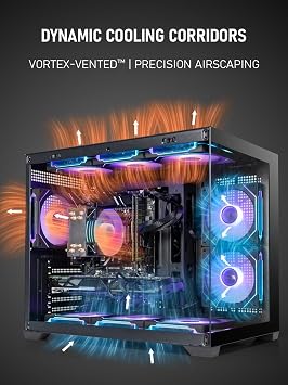 Gaming PC Computer Desktop i7 Xeon E5 3.20 GHz 12-Core Processor, GeForce GT1030, 16GB RAM, 512GB SSD + 1 TB HDD, Wi-Fi 6 & Bluetooth 5.4, 9 ARGB Fans, Windows 11 Pro, 650W PSU