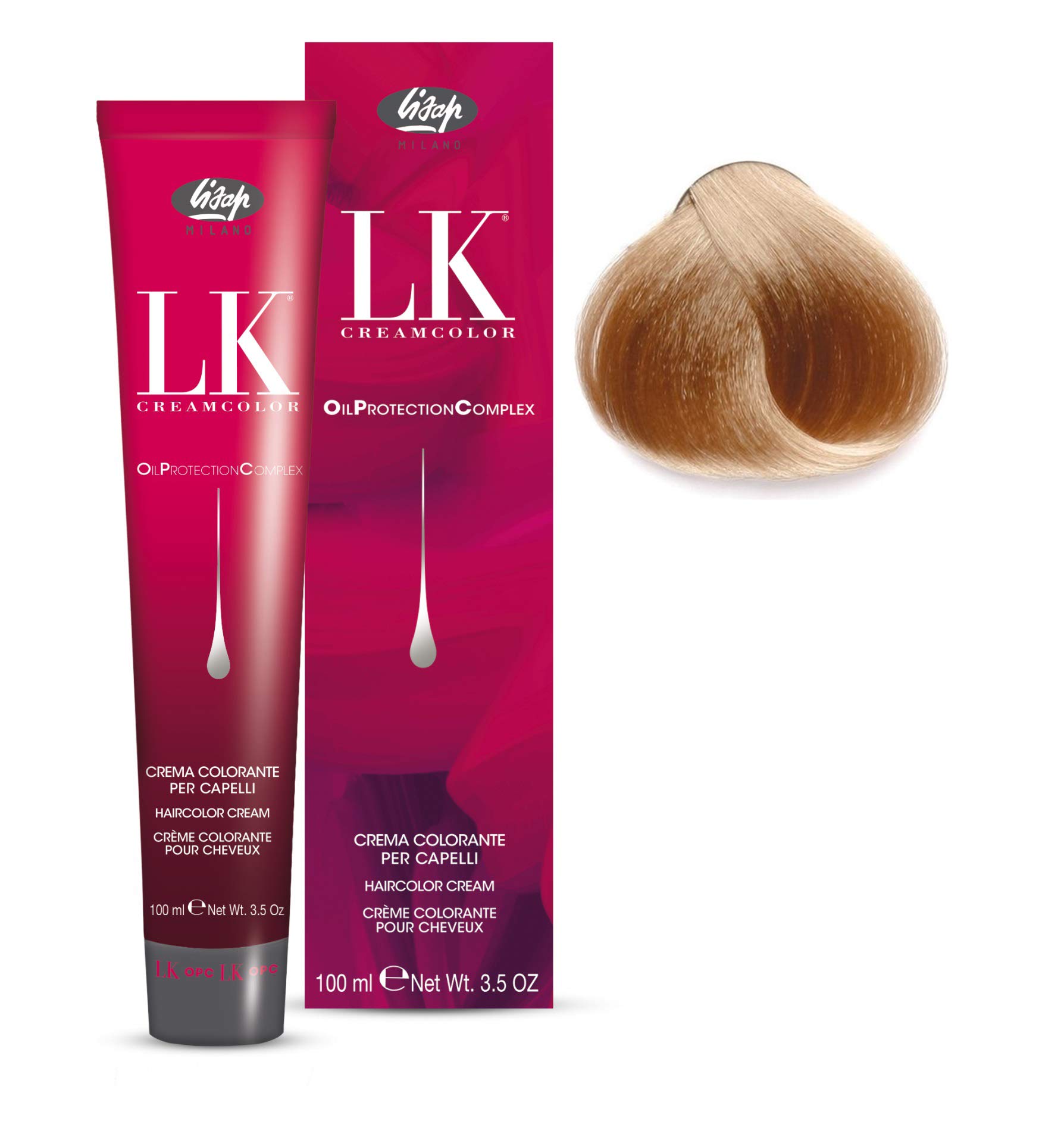 Amazon.com : Lisap LK Oil Protection Complex Hair Color Cream, 100