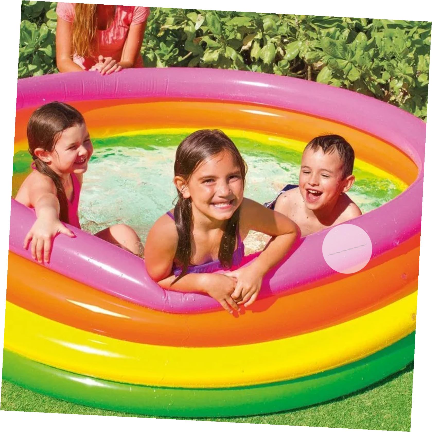 Toddmomy 300pièces Patches De Réparation Auto-adhésifs pour Anneaux De Natation Gonflables Kit Étanche Ronds Carrés pour Flotteurs Bateaux Et Matelas Gonflables