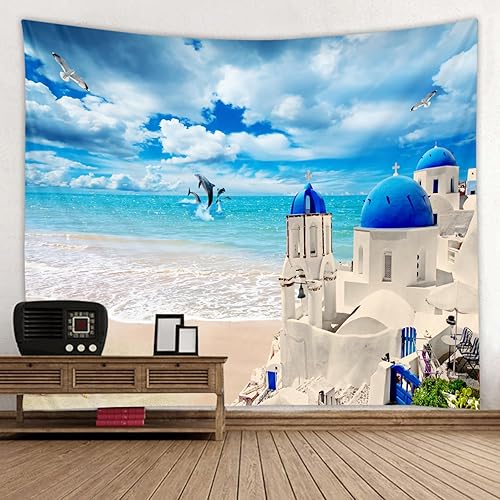 Miniatura 8 de Tapiz para dormitorio y lavandería, decoración estética, tapices para decoración de ducha, baño, impresión 3D al aire libre, jardín, tela suave,