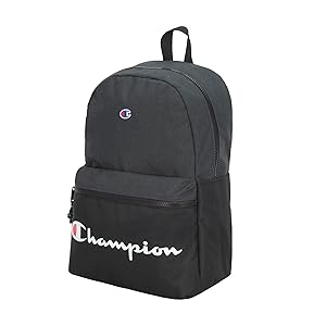 Champion Manuscript Backpack, Black, One Size