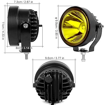 SUFEMOTEC Led Spot 4x4 Offroad Arbeitsscheinwerfer 4 Zoll 60W Wasserdichte Zusatzscheinwerfer Bumper Lights Fit Für 12V 24V Auto LKW UTV ATV Boot Motorräder Nebelscheinwerfer