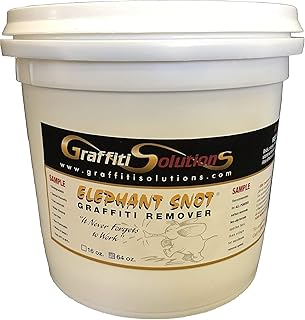 Graffiti Solutions Elephant Snot Graffiti Remover (64 oz) | Biodegradable Formula for Fast Graffiti Elimination on Porous Surfaces | Trusted by Professionals