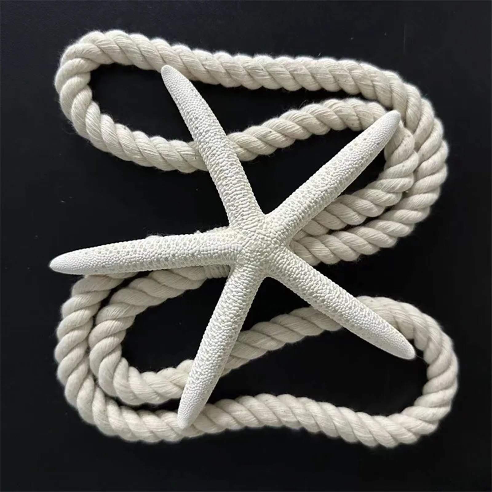 Fermatenda per Tende Curtain Tie Backs Woven Straps with Starfish for Living Room Decorative Accessories for Living Room(2pcs)