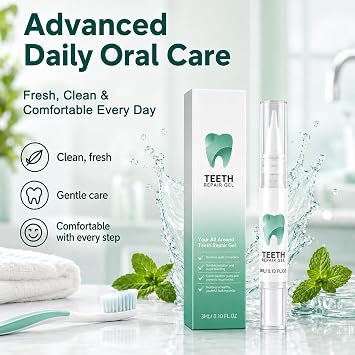 Cureend Teeth Repair Gel, Gum Treatment & Whitening Pen Essence, 2Pcs