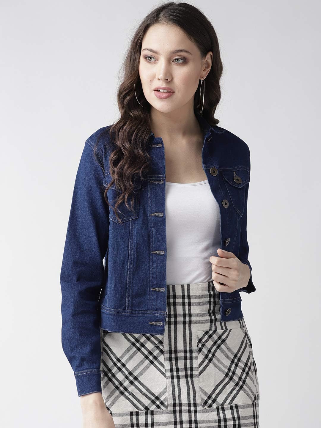 KRAVEWomen Denim Jacket