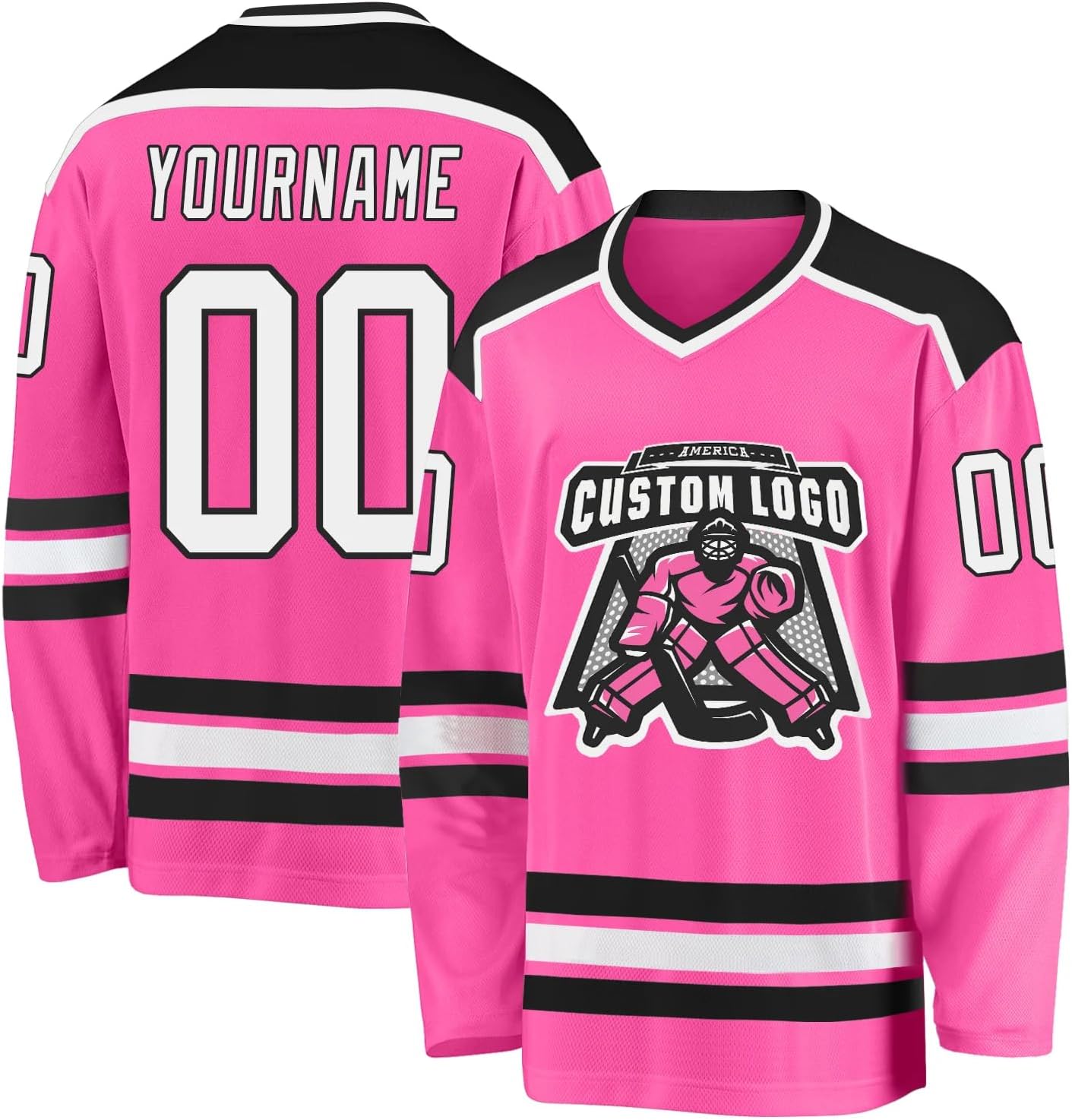 Custom Hockey Jersey Personalized Hockey Shirt Stitched Or Printed Name Number Logo Sports Practice Jersey for Men Women