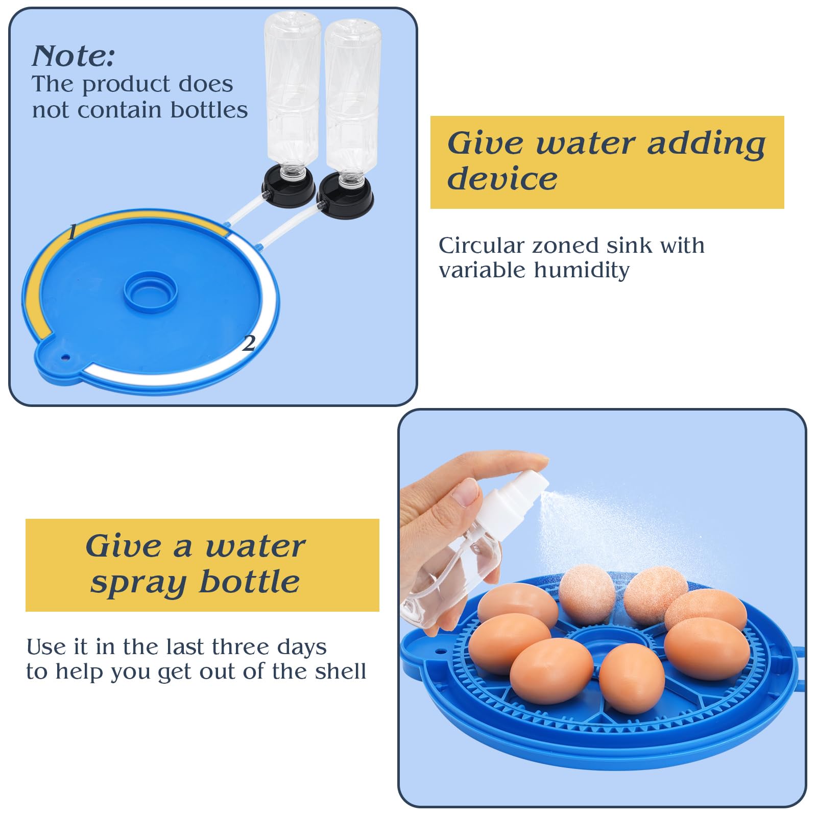 Incubadora Huevos Gallina Automatica,Incubadora Para 8 Huevos, Incubadora Para Giro AutomáTico de Huevos y Control de Temperatura, Pantalla LED Digital, Adecuada Para Patos Gansos Palomas Codornices