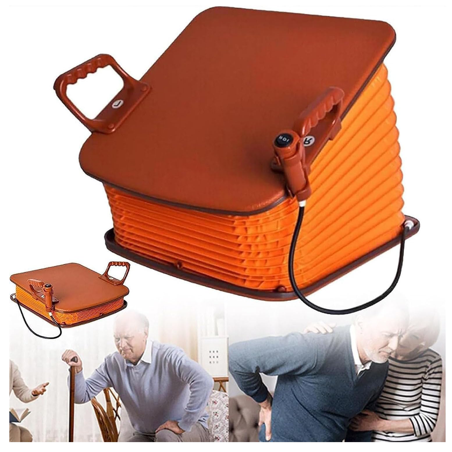 Cojín eléctrico portátil para silla elevadora, asistente de asiento inteligente, soporta hasta 150 kg, ayuda a personas mayores y discapacitados a levantarse fácilmente del sofá o sillón