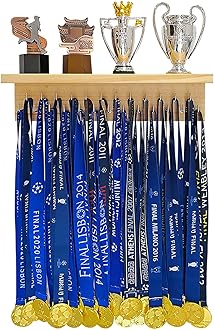 trophy and medal display shelf