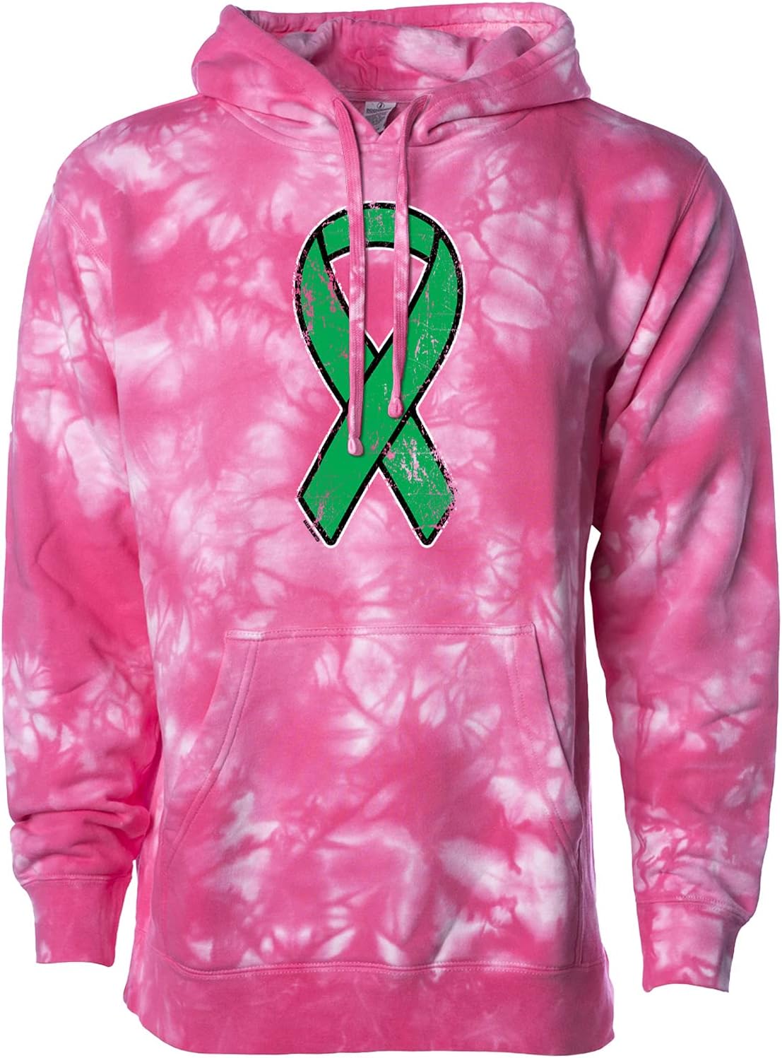 Haase Unlimited Green Ribbon - Fight Cure Raise Awareness Unisex Hoodie Sweatshirt