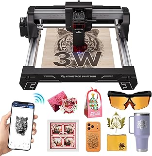 ATOMSTACK Swift Laser Engraver 3W for Beginners Swift Laser Cutter Machine Desktop Fully Pre-Assembled