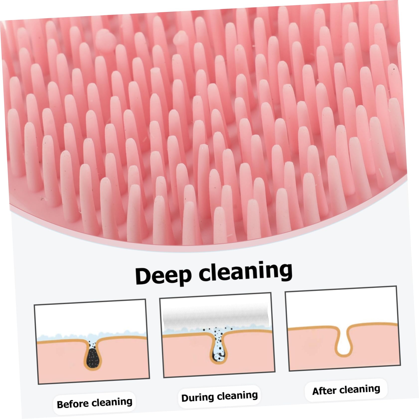 Operitacx 5 Pezzi Doccia Lungo Scrub Corpo Doppia Accessorio Elegante per Pulizia Della Schiena e Del Corpo Facile da Usare e Delicato Sulla