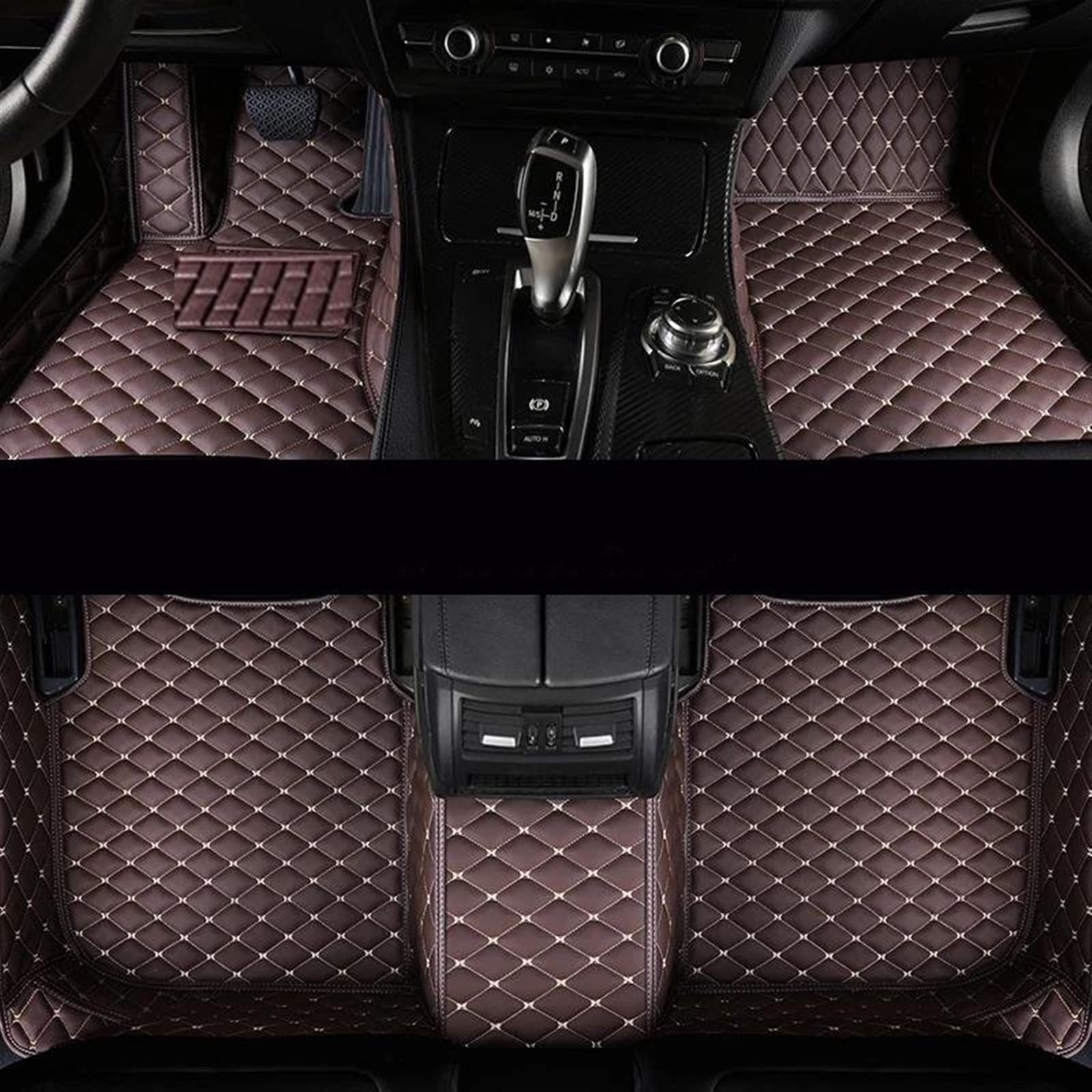 Tapis sol voiture Nissan Tiida Hatchback 2005-2010 antidérapant café