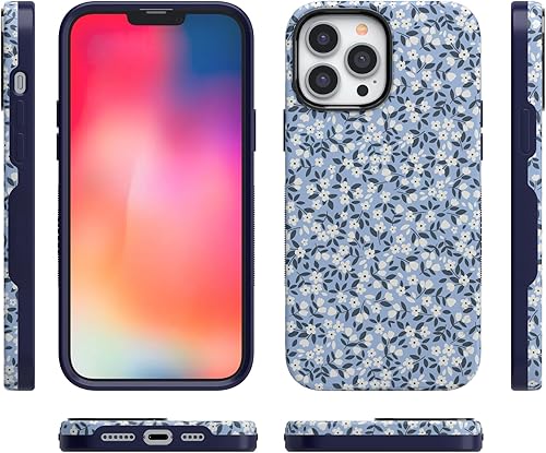 Miniatura 801 de Casely Funda para iPhone 13 Pro Max Jardín dorado Floral de girasol amarillo Compatible con MagSafe Diseño protector audaz Jardín Dorado