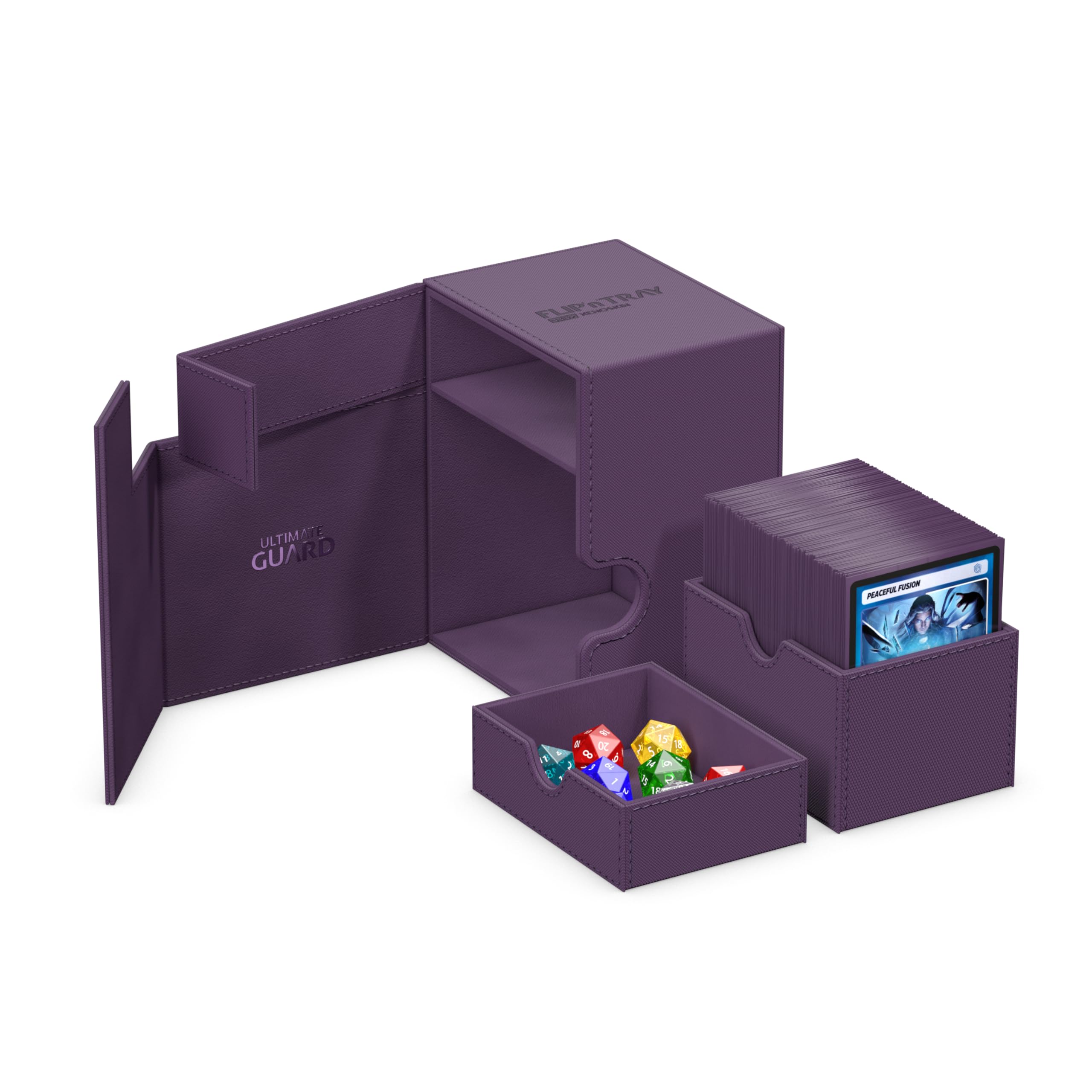 アルティメットガード Flip`n`Tray 133+ xenoskin Ultimate Guard Flip 'n' Tray 133+, Purple : Amazon.com.br