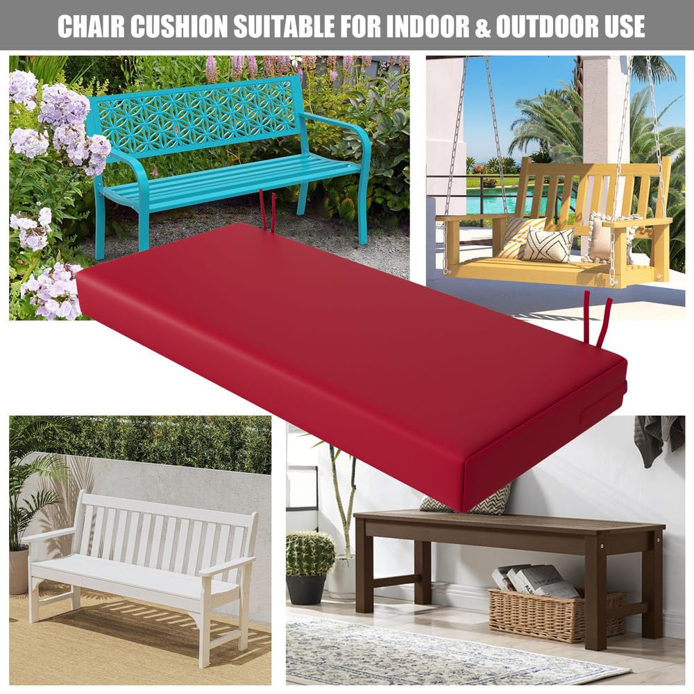 Swing Cushion 42 Inch Bench Seat Cushion Comcaver Outdoor Bench
