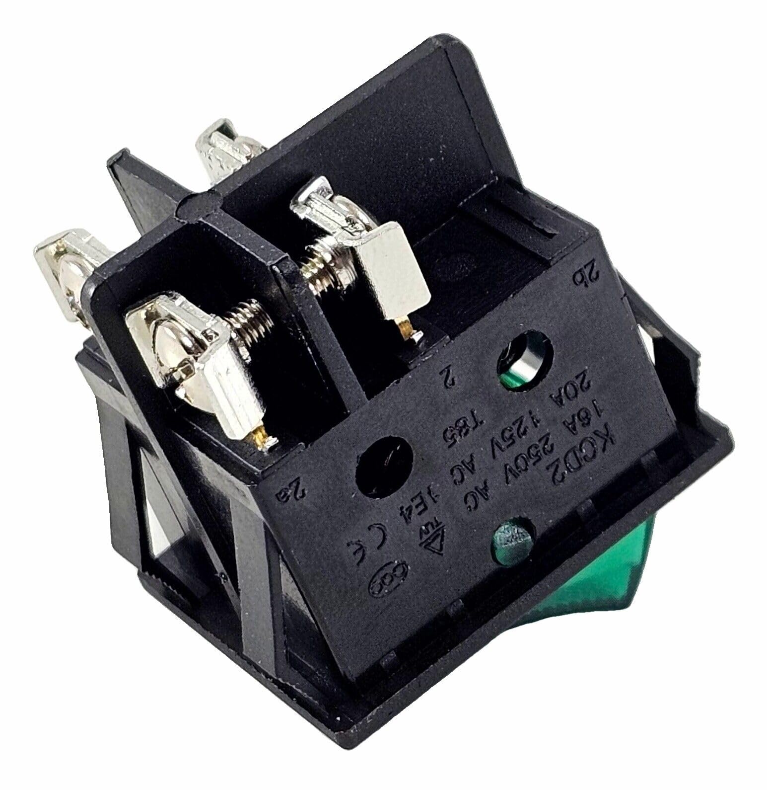 Interruttore A Bilanciere Verde Con Attacco A Vite, 2 Poli (4 - Foto 4