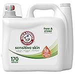 ARM & HAMMER Sensitive Skin Free Clear, 170 Loads Liquid Laundry Detergent, 170 Fl oz