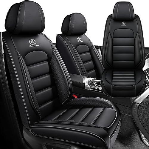 Fundas de asiento de coche para Chevrolet Tracker 1999-2003, impermeable, suave, transpirable, de piel sintética con bolsillos de almacenamiento